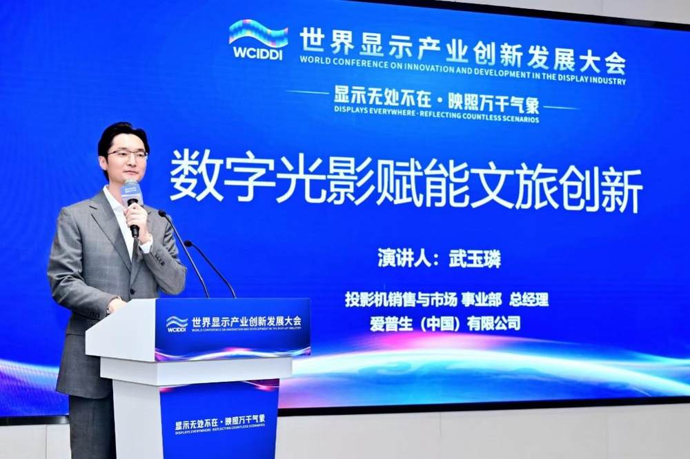 用数字科技赋能文旅创新 爱普生参加2024世界显示产业创新发展大会(图1)