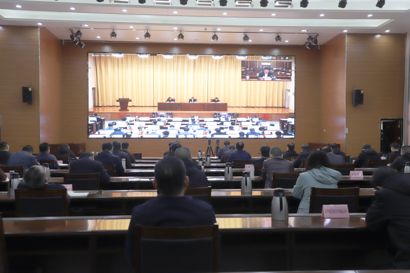 我区组织收听收看全市规范涉企行政检查工作会议(图1)